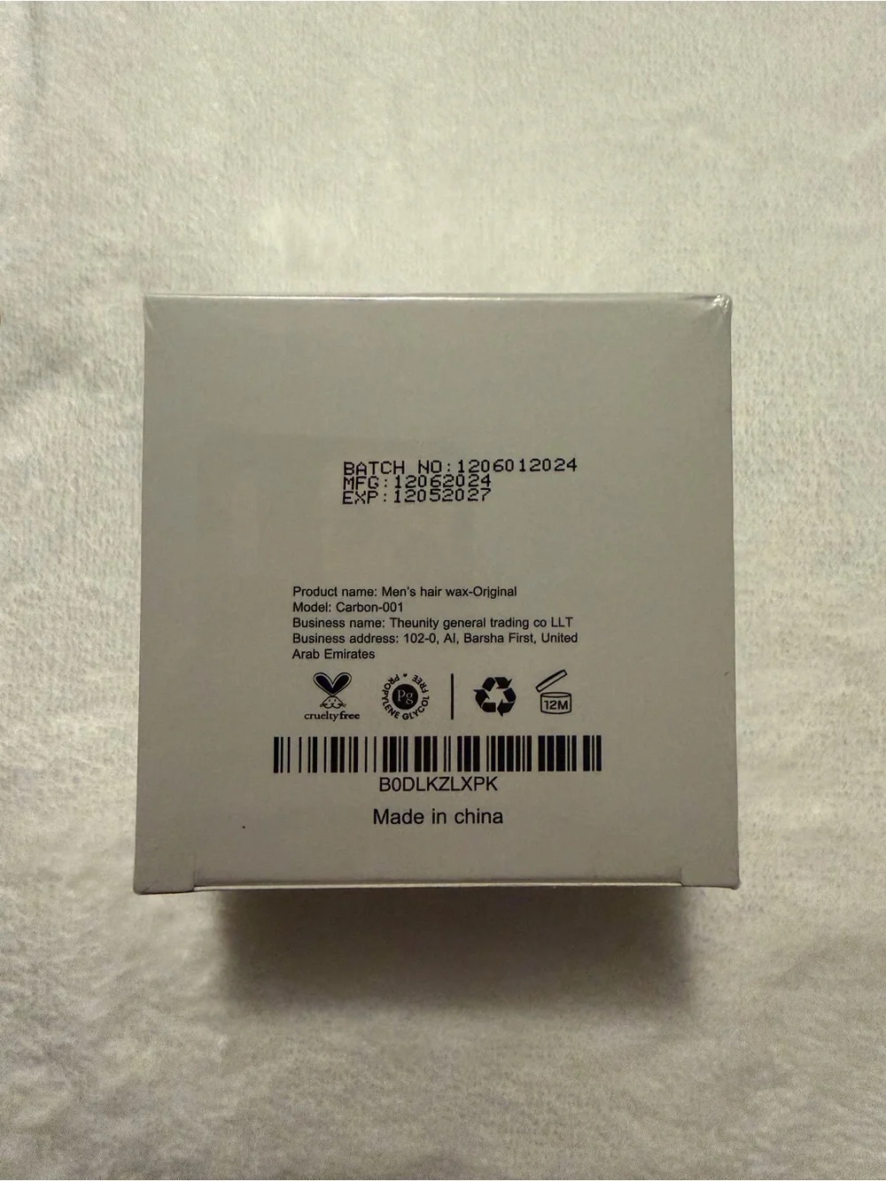 Carbon Craft men’s hair